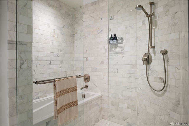 1750 Wewatta St Unit 1720, Denver, CO 80202 - bathroom featuring a tile shower