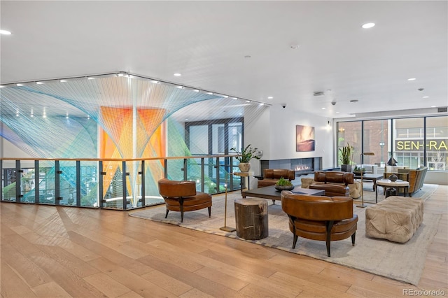 1750 Wewatta St Unit 1720, Denver, CO 80202 - common area featuring a wall of windows