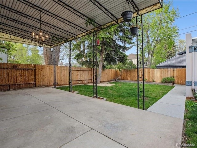 view of patio