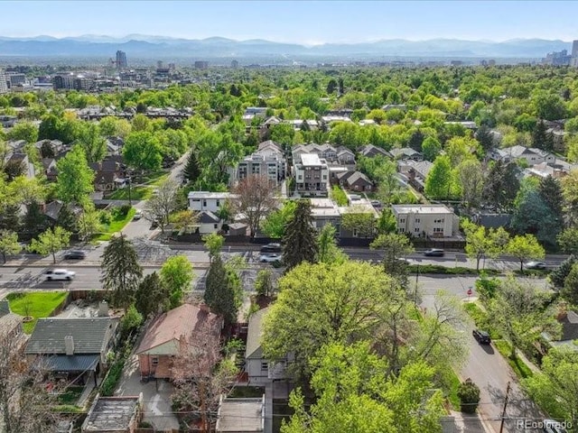 aerial view of mountains
