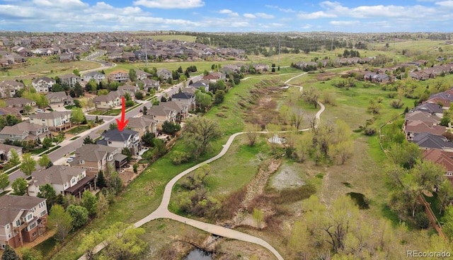 view of property location with nearby suburban area