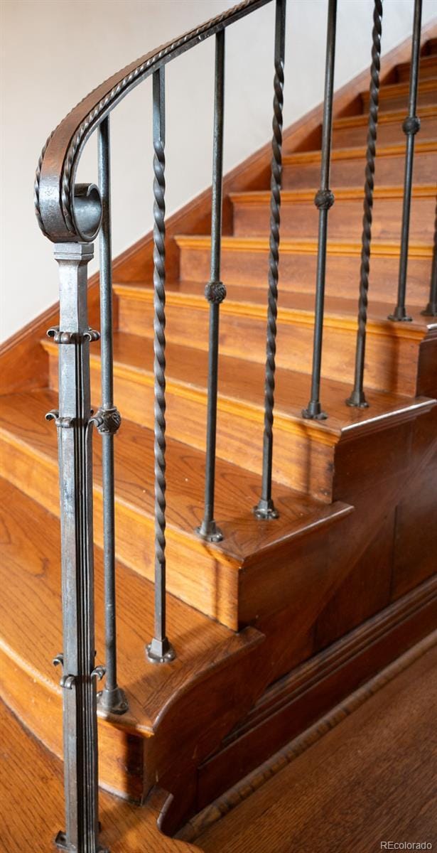 view of staircase
