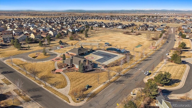 birds eye view of property featuring a residential view