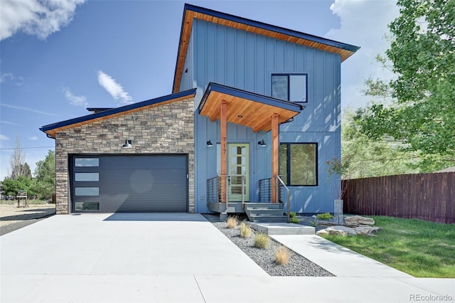 717 Marquette Ave, Buena Vista, CO 81211 - contemporary home with board and batten siding and stone siding