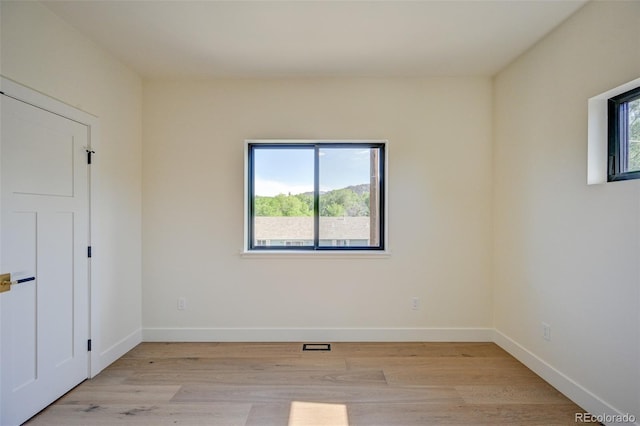 717 Marquette Ave, Buena Vista, CO 81211 - empty room featuring light wood-style floors and baseboards