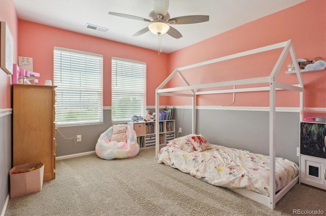 11330 Pacific Peak Ct, Parker, CO 80134 - bedroom featuring carpet, baseboards, and ceiling fan