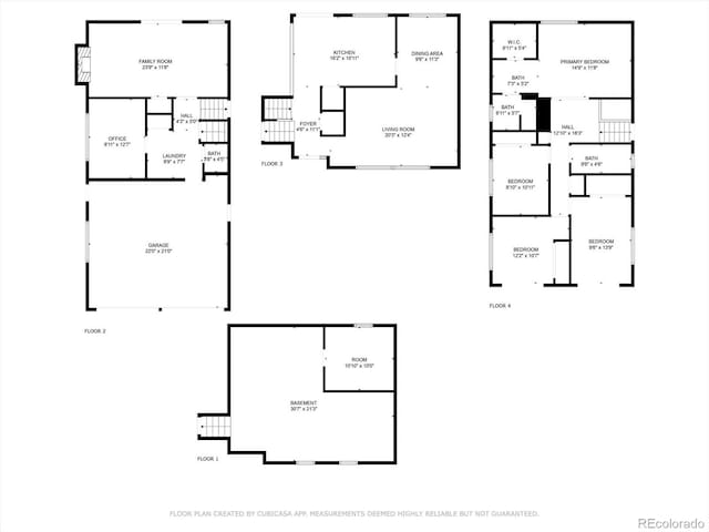 6455 Field St, Arvada, CO 80004 - view of property floor plan