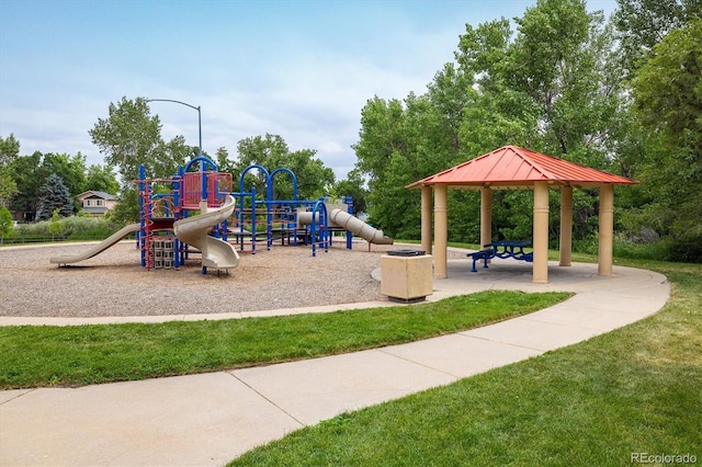 2933 W 81st Ave Unit F, Westminster, CO 80031 - communal playground featuring a gazebo and a yard