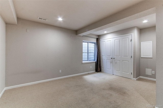 13241 Heart Lake Way, Broomfield, CO 80020 - unfurnished bedroom featuring carpet flooring, recessed lighting, and a closet