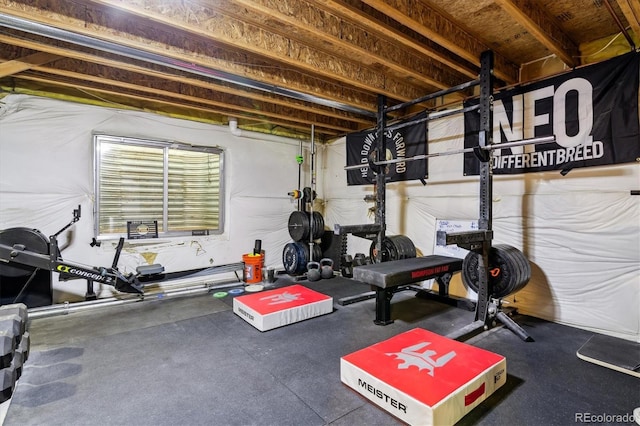 view of exercise room