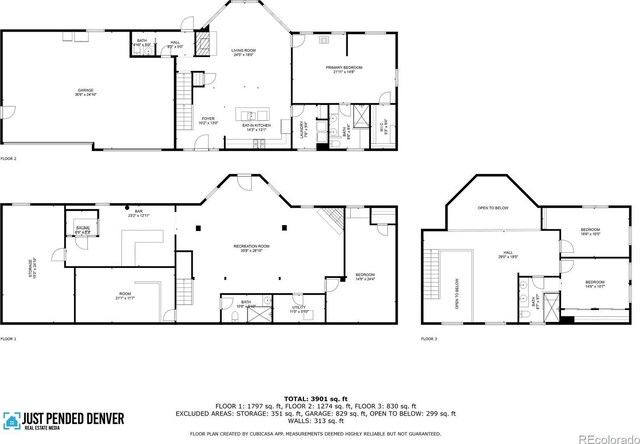 1194 Snyder Mountain Rd, Evergreen, CO 80439 - view of floor plan / room layout