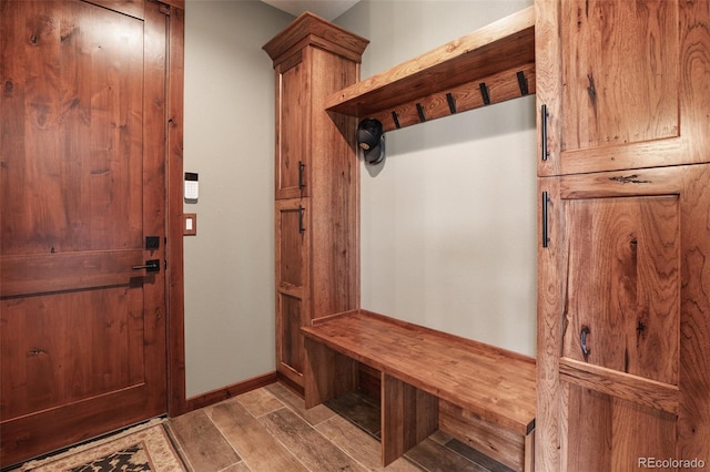 2754 County Rd 421, Florissant, CO 80816 - mudroom featuring light wood-type flooring and baseboards