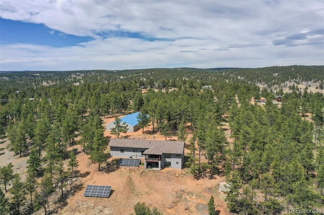 2754 County Rd 421, Florissant, CO 80816 - view of subject property featuring a heavily wooded area