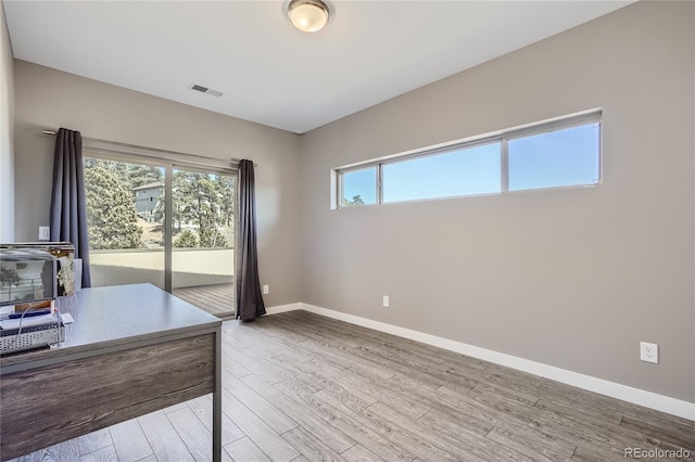 28424 Tepees Way, Evergreen, CO 80439 - unfurnished office with light wood-style floors and baseboards