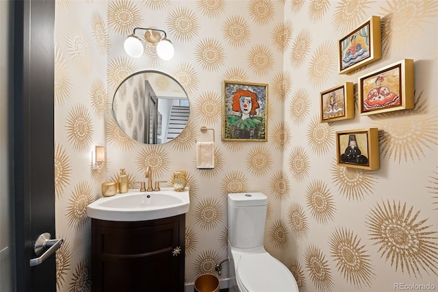 4150 Longview Ln, Boulder, CO 80301 - half bath with vanity and toilet