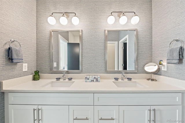 4150 Longview Ln, Boulder, CO 80301 - bathroom featuring double vanity