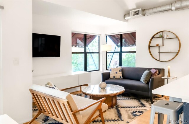 3069 Tejon St Unit B, Denver, CO 80211 - living room with wood finished floors