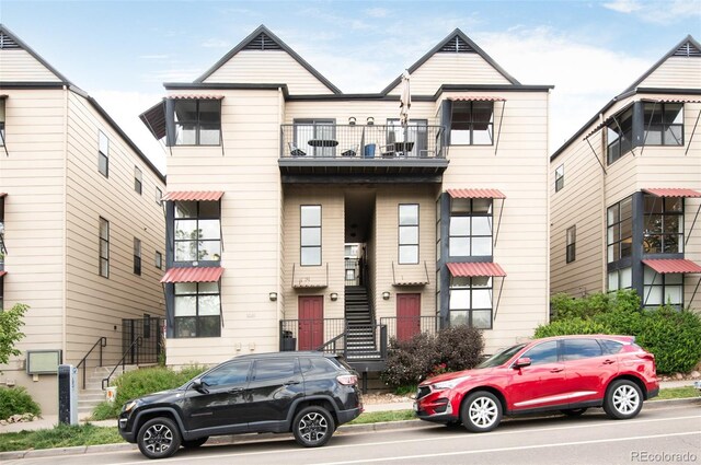 3069 Tejon St Unit B, Denver, CO 80211 - view of front facade with a balcony