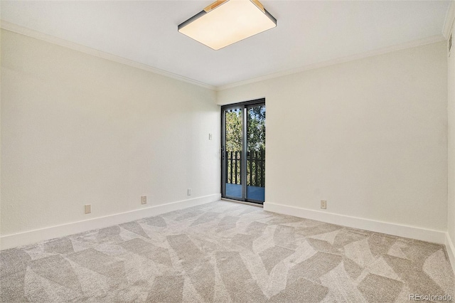 460 S Marion Pkwy Unit 604, Denver, CO 80209 - empty room featuring crown molding and light colored carpet