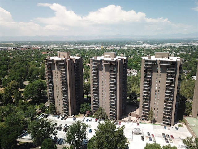 460 S Marion Pkwy Unit 604, Denver, CO 80209 - drone / aerial view of apartment complex / building