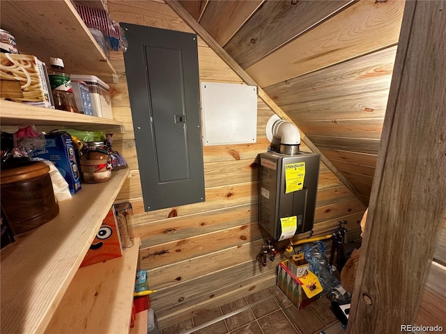 utility room with electric panel