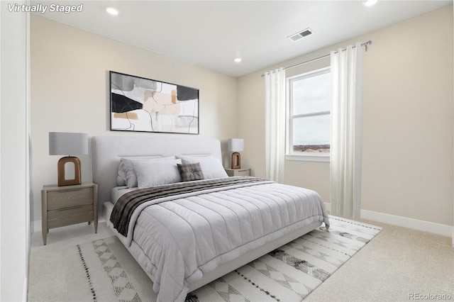 5566 Hickory Oaks Trl, Castle Rock, CO 80104 - bedroom featuring carpet floors, baseboards, and recessed lighting