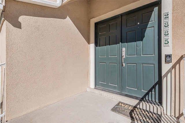 view of entrance to property