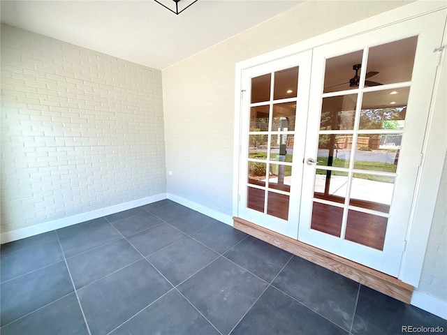 9451 E Evans Pl, Denver, CO 80231 - unfurnished sunroom with french doors