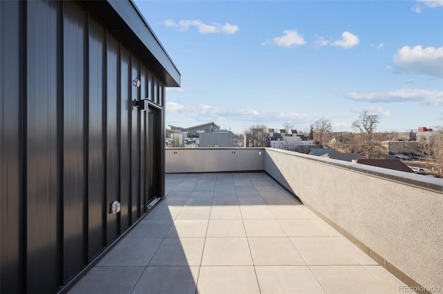 balcony featuring a view of city