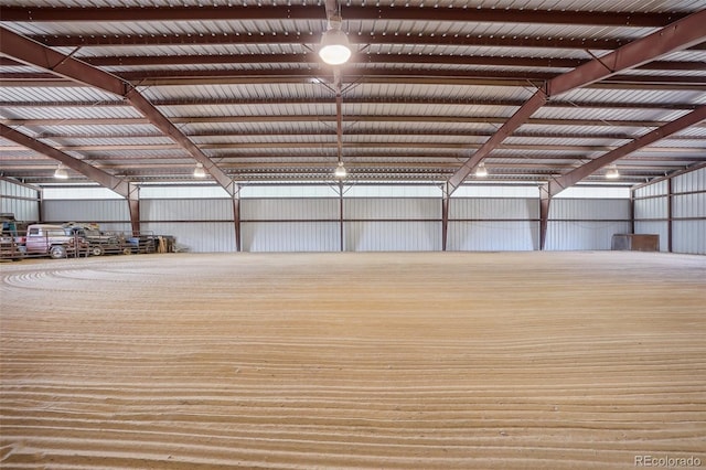 view of horse barn