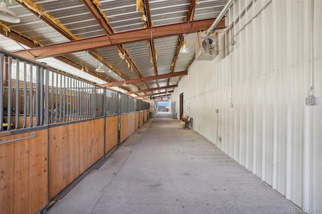 view of horse barn