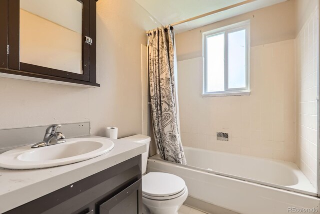 7542 Otis St, Arvada, CO 80003 - full bath with vanity and shower / bath combo