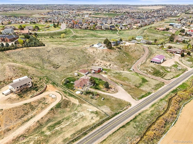 12101 Riverdale Rd, Brighton, CO 80602 - aerial overview of property's location with nearby suburban area