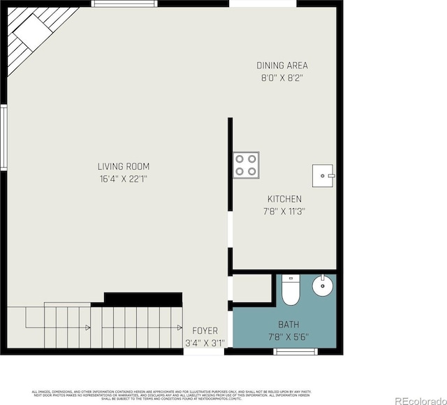 60 S Moline St, Aurora, CO 80012 - view of home floor plan