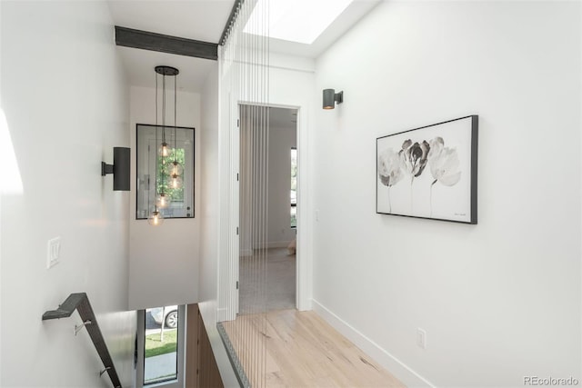 521 21st St, Golden, CO 80401 - corridor with healthy amount of natural light and a skylight