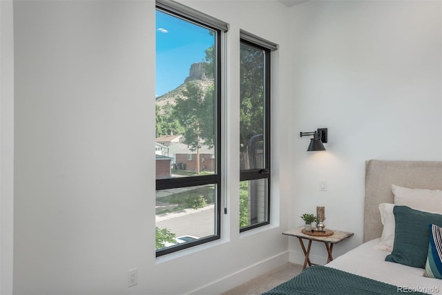 521 21st St, Golden, CO 80401 - bedroom featuring multiple windows and a mountain view