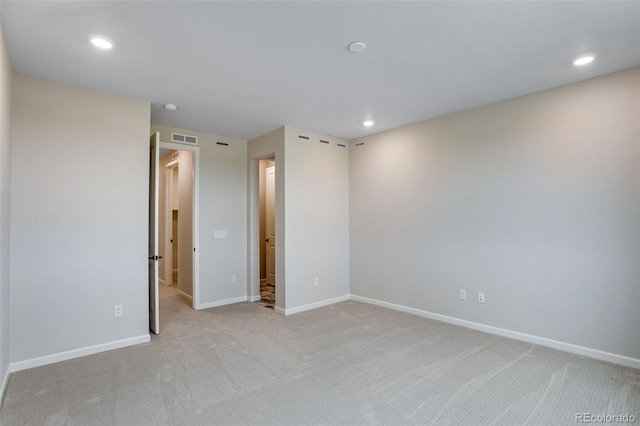 1418 Hudson Pl, Longmont, CO 80501 - unfurnished bedroom with light colored carpet and recessed lighting