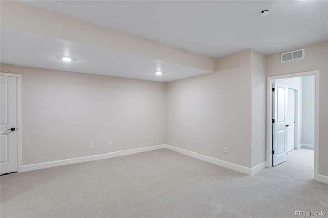 1418 Hudson Pl, Longmont, CO 80501 - finished basement featuring light colored carpet and recessed lighting