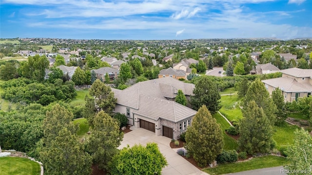 6303 Ellingwood Point Pl, Castle Rock, CO 80108 - aerial perspective of suburban area