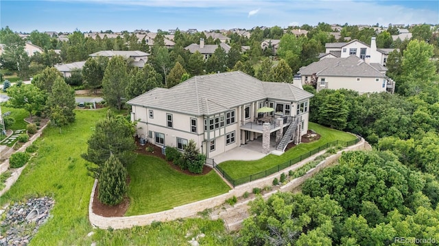 6303 Ellingwood Point Pl, Castle Rock, CO 80108 - aerial view of residential area