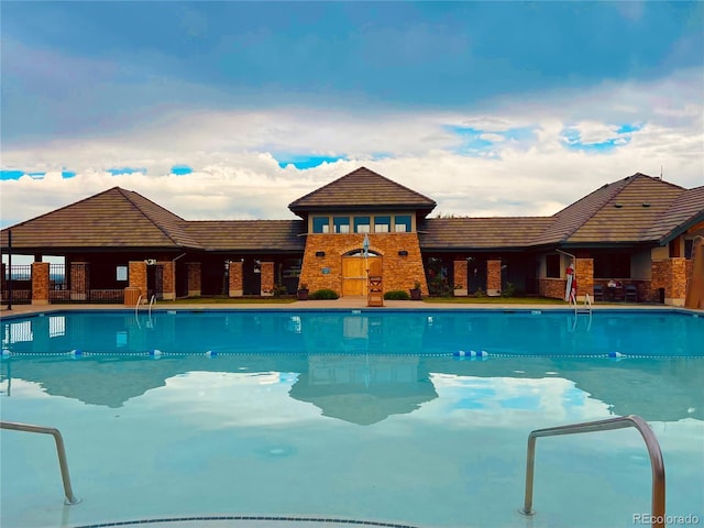 6303 Ellingwood Point Pl, Castle Rock, CO 80108 - view of community pool
