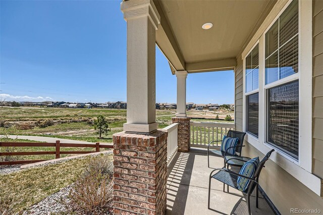 14521 Vancouver Pl, Parker, CO 80134 - view of patio with covered porch