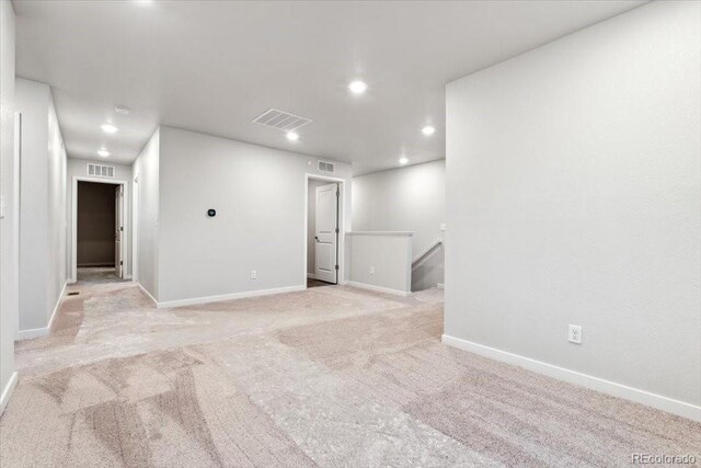 19019 E 94th Pl, Commerce City, CO 80022 - empty room with recessed lighting, light colored carpet, and baseboards