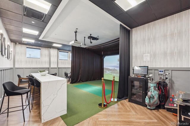 5142 N Quemoy Ct, Aurora, CO 80019 - interior space with golf simulator