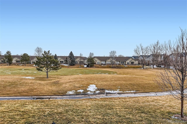 view of yard with a residential view