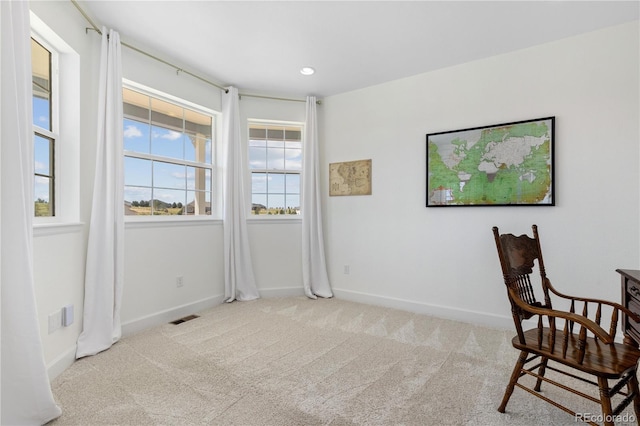2490 Sagebrush St, Parker, CO 80138 - sitting room with carpet flooring and recessed lighting