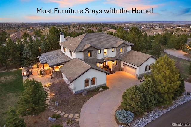 6111 Huron Pl, Castle Rock, CO 80108 - bird's eye view