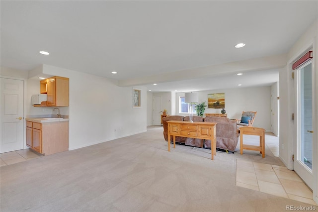 20591 E Weaver Ave, Aurora, CO 80016 - living area with light carpet and recessed lighting