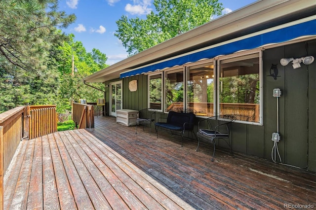 9113 E Evans Way, Denver, CO 80231 - view of wooden deck