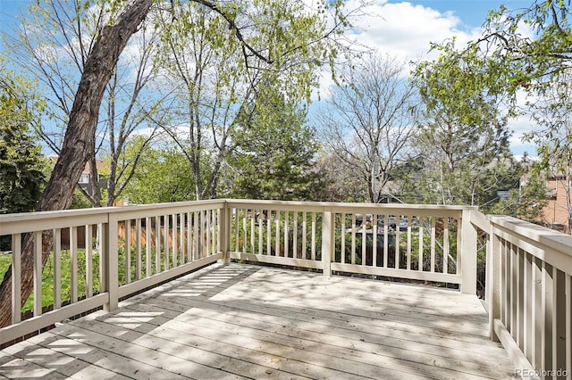 view of deck